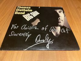 THOMAS DIETHELM BAND (LP) *RARE SWISS FUSION/POP* SIGNIERT!