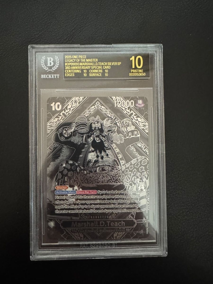 Bandai Cartes à collectionner: One Piece Marshall.D.Teach SP Beckett 10 Pristine – Neuf (Voir description) à Dietikon par res_2phr