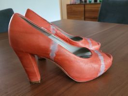 Highheels Franco Russo, koralle