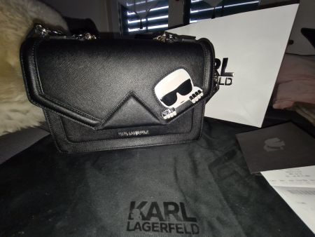 Karl Lagergeld Leather Bag- NEW