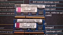RAM DDR3 1600MT/s 2x 4GB SODIMM