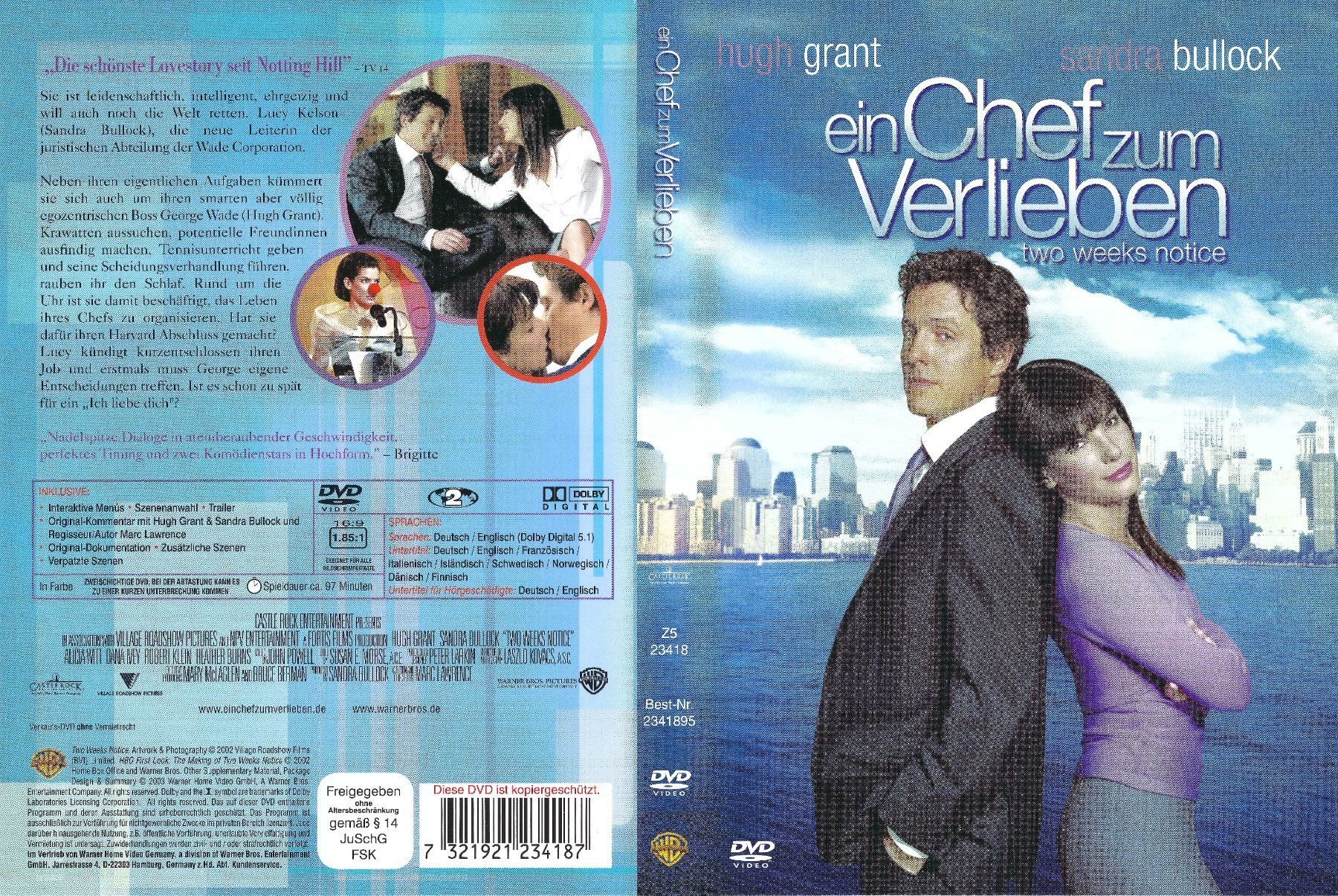Tutti i DVDs: Ein Chef zum Verlieben (2002) – Usato da Zürich venduto da Cineasten