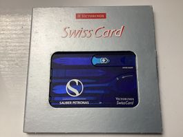 Rare Victorinox SwissCard "SAUBER PETRONAS“ 90er Jahre F1