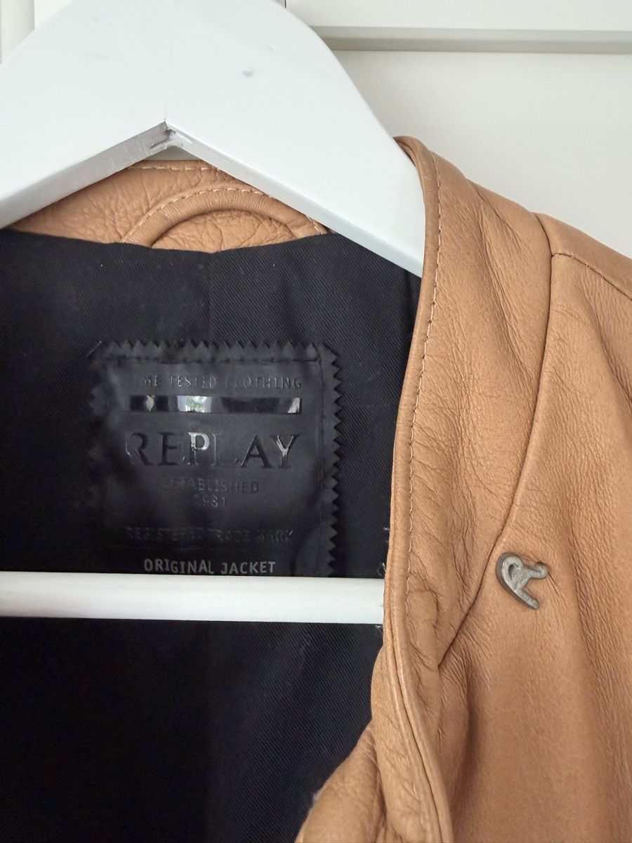 Replay Vestes: Replay Herren Lederjacke  – D'occasion à Uzwil par sul_svh6 1