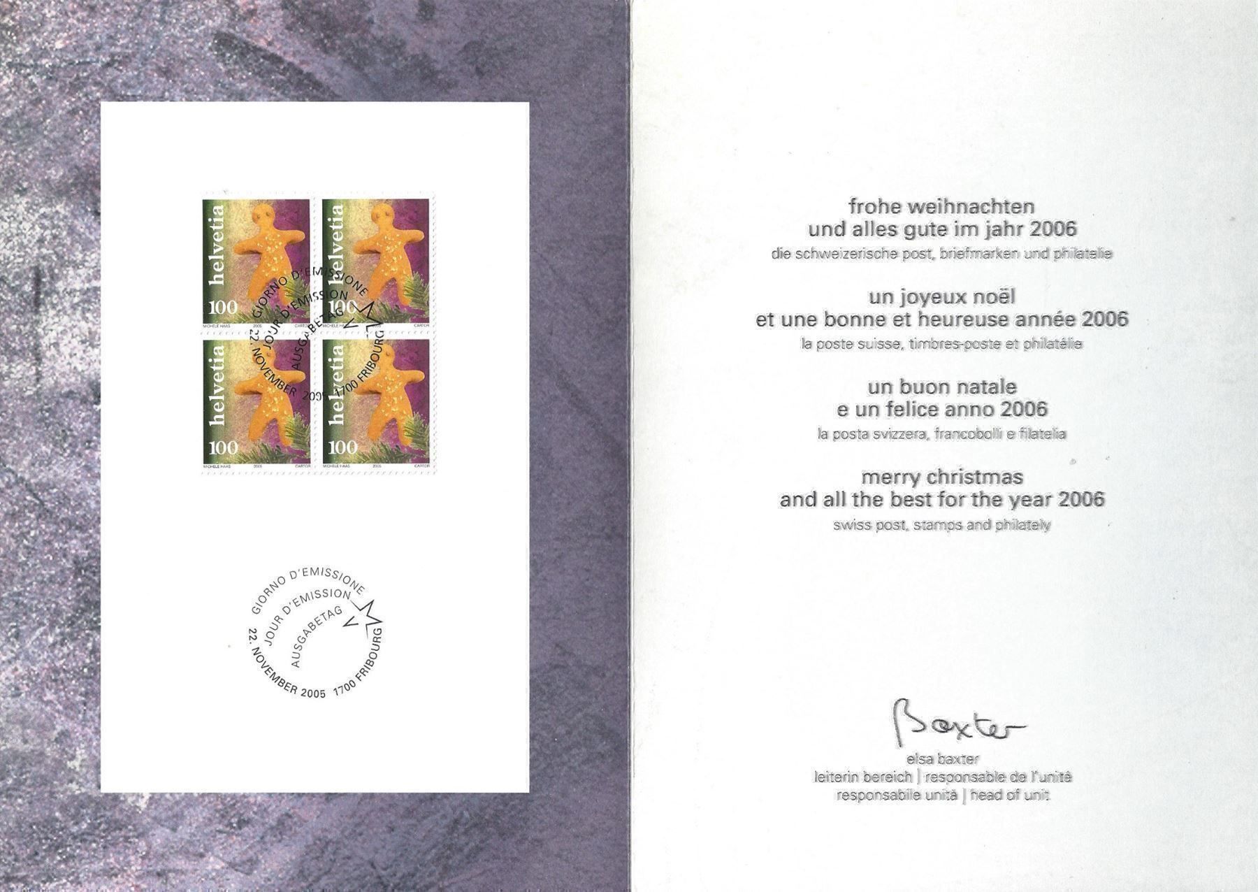 Alle Briefmarken: Weihnachtskarte 2005 – Neu (gemäss Beschreibung) aus Bäch SZ von Parog 1