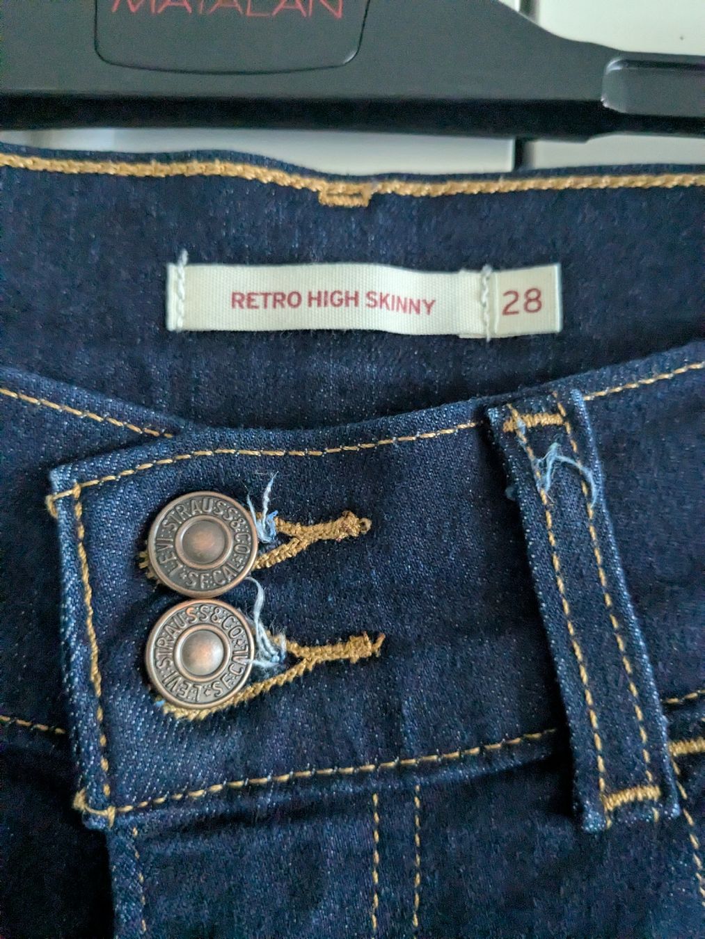 Levi's Jeans: Levi's navy blue skinny jeans – Usato da Kloten venduto da nad_ys78 1