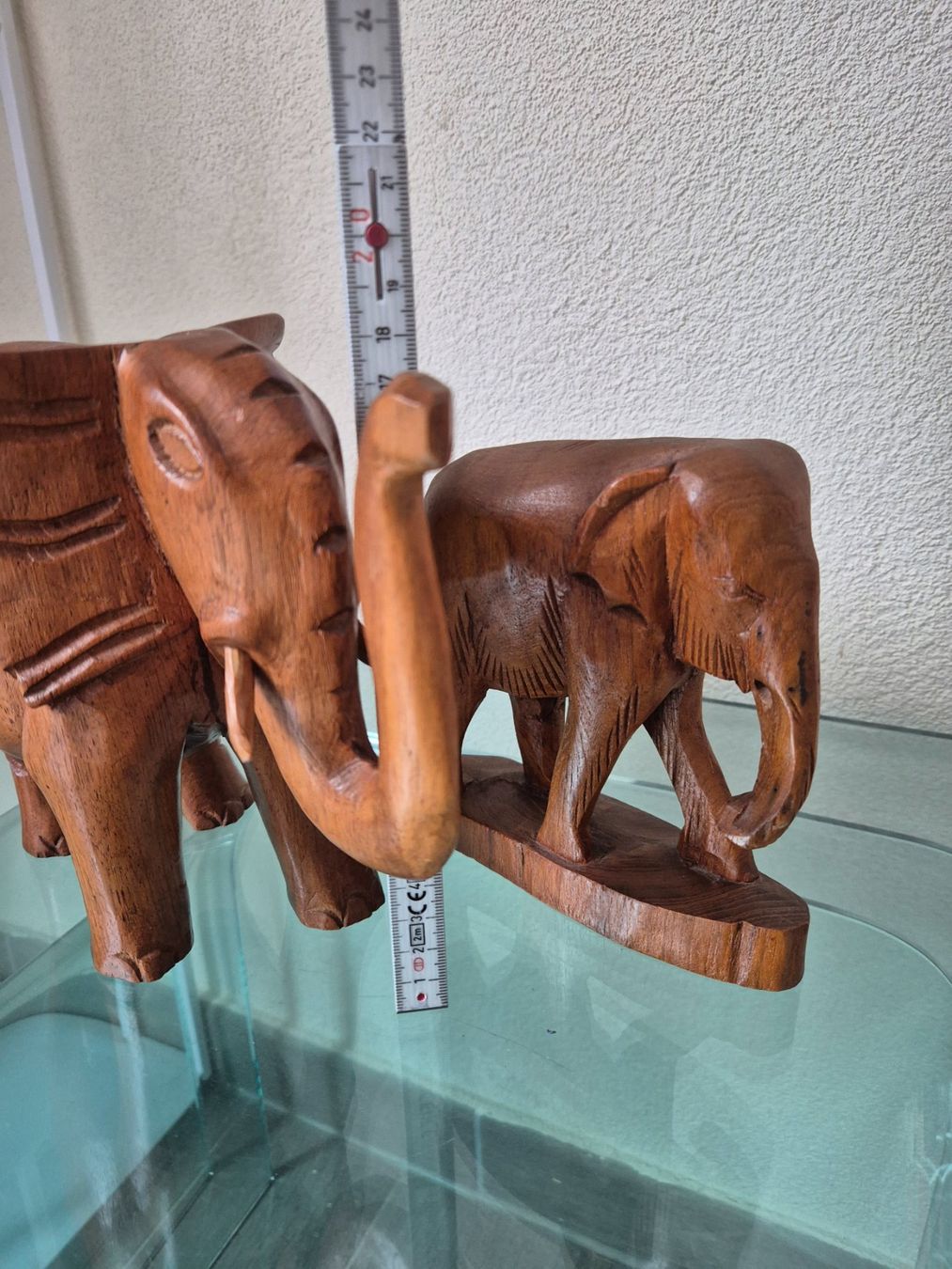 Statuette: 2 Éléphants en bois exotique – Usato da Fully venduto da tameab 2