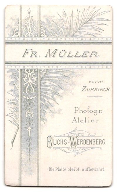 Photos & affiches: Fotografie Fr. Müller, Buchs, Junger He – D'occasion à Berlin par bartko-reher 1