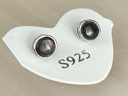 ✨925 Silber Hypersthen Ohrstecker 5mm✨