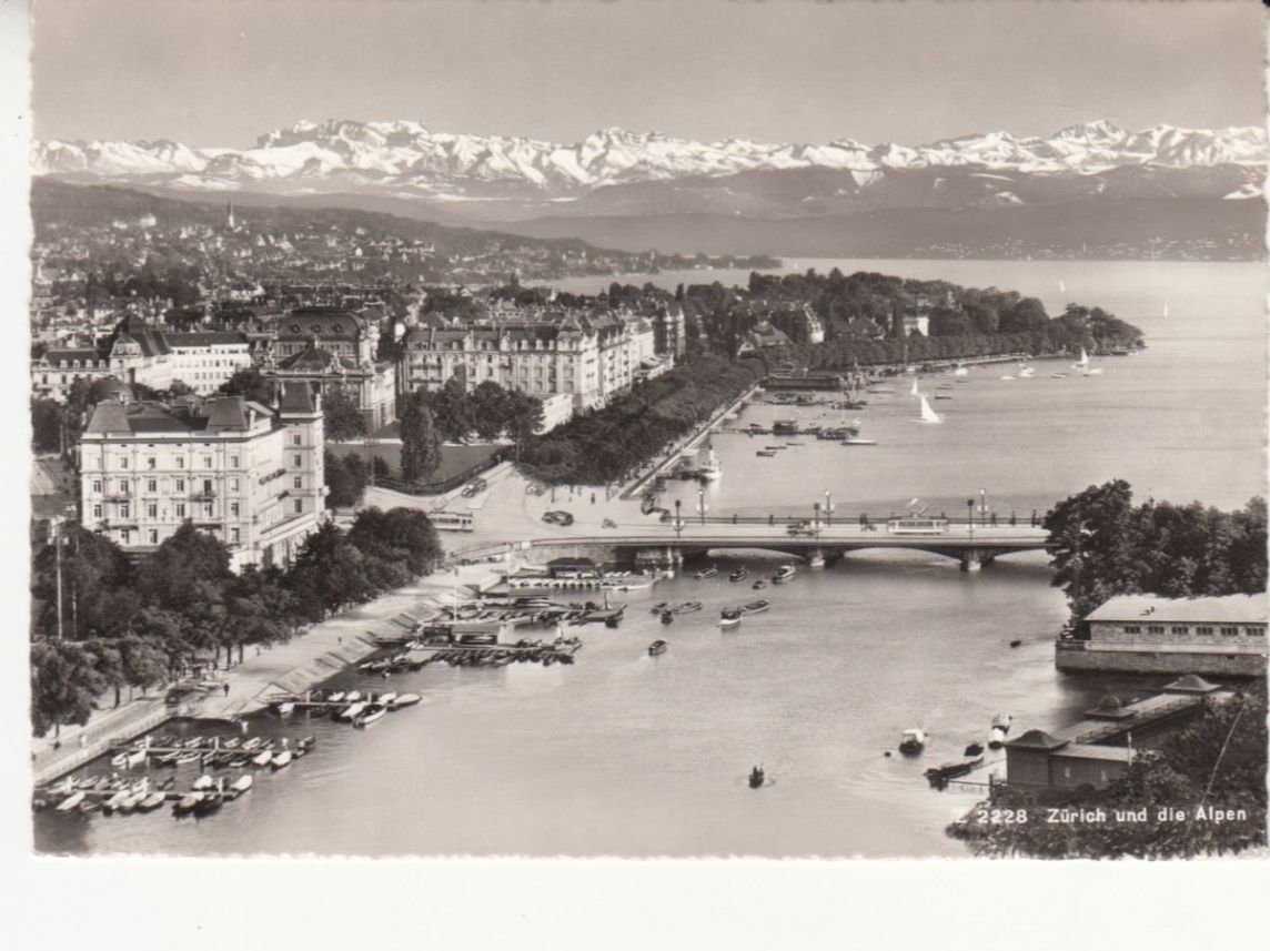 Cartoline postali: Zürich ca. 1960 – Usato da Bürglen TG venduto da StampGraf