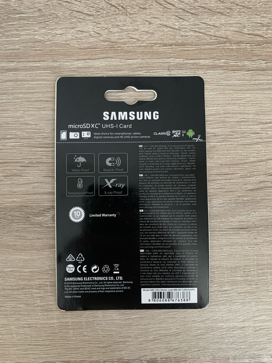 Samsung Schede di memoria: Samsung 128GB EVO Plus microSDXC UHS-I Card – Nuovo e nell'imballaggio originale da Basel venduto da Fahrenheitcycling 1