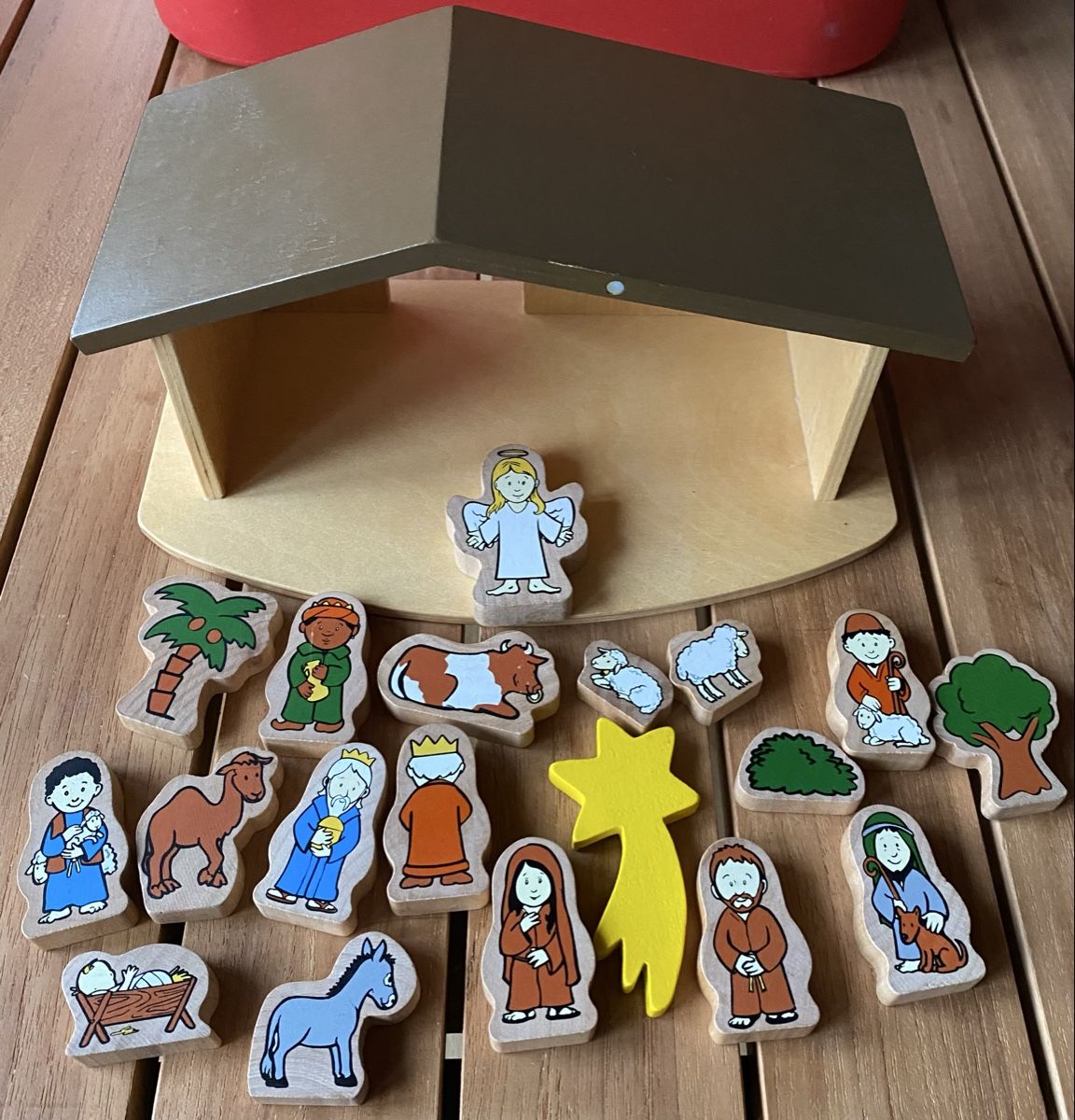 Giocattoli: Kinder Weihnachtskrippe aus Holz, 20 Teile – Usato da Schönenbuch venduto da Lyyrli 2