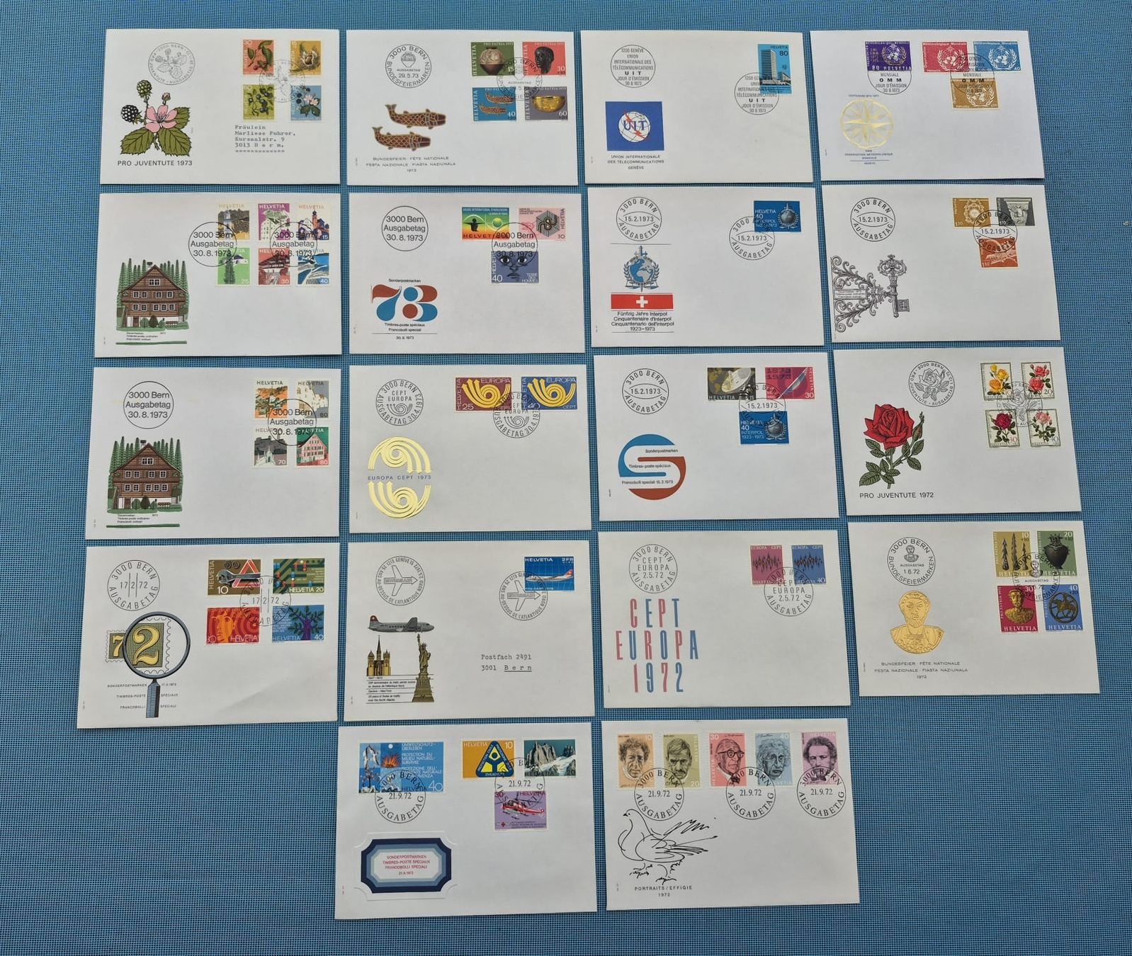 Tutti i francobolli: Briefmarken-Sammlung: FTC Ersttagsbriefe, über 110Stk – Usato da Hünibach venduto da rut_l6ht 3