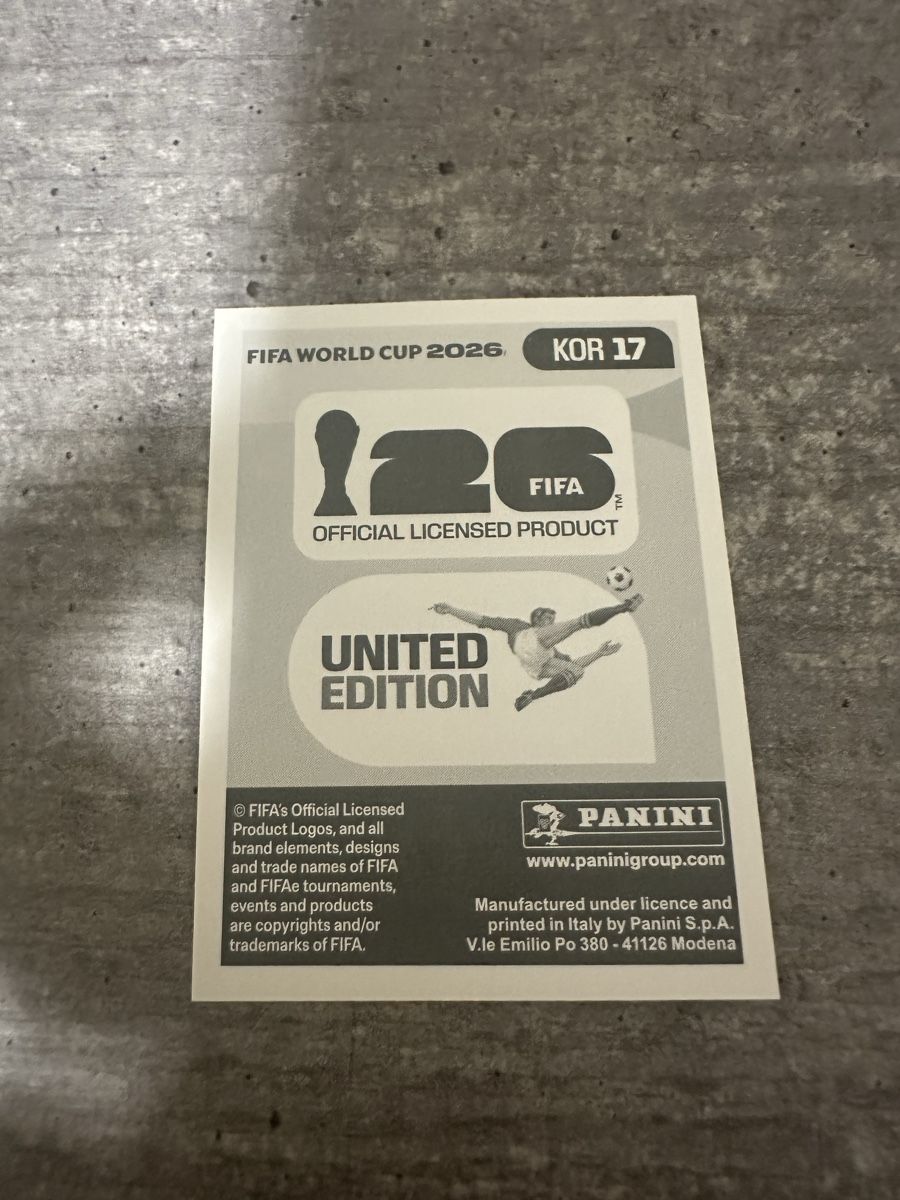 Panini Carte collezionabili: KOR 17 , FIFA WORLD CUP 2026 PANINI  – Nuovo (secondo la descrizione) da Frauenfeld venduto da 1PegPeg1 1