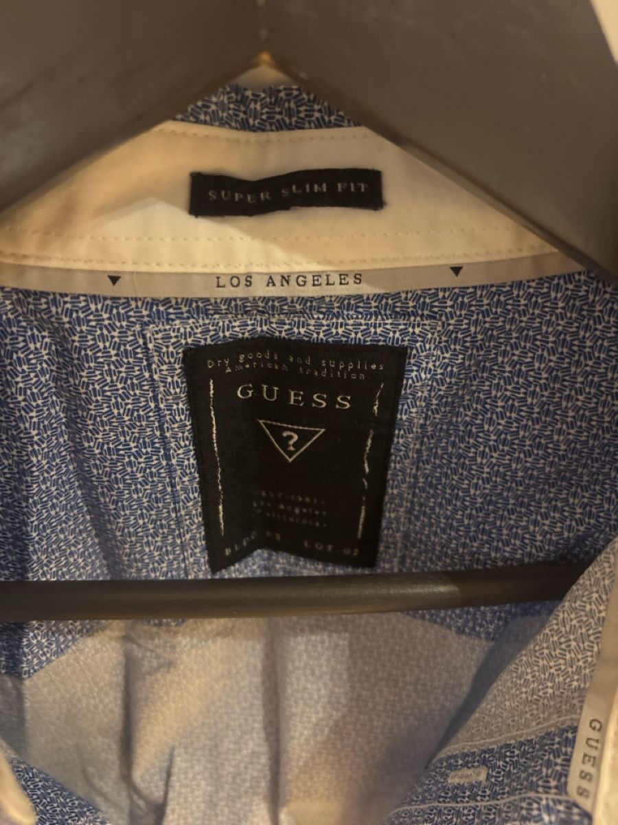 Guess Camicie: Herren Hemd Guess Super Slim Fit – Nuovo (secondo la descrizione) da Münchwilen TG venduto da mer_g2zz 1