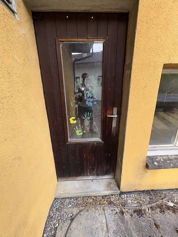 Portes: Anschlagstüre mit Glaseinsatz – D'occasion à Münchwilen AG par me2work