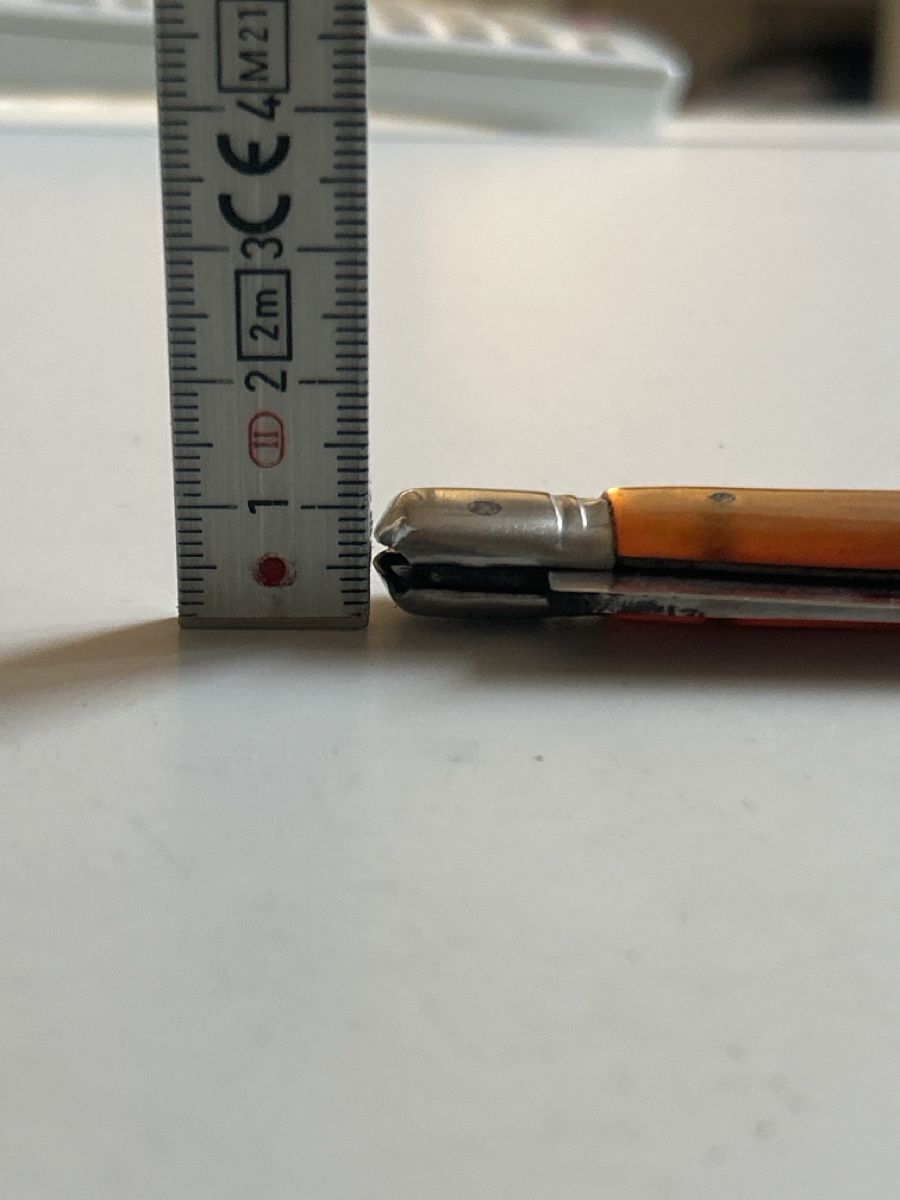 Coltelli tascabile: Taschenmesser mit braunem Griff (S34) – Usato da Neuenhof venduto da SchnaeppliAllerlei 3