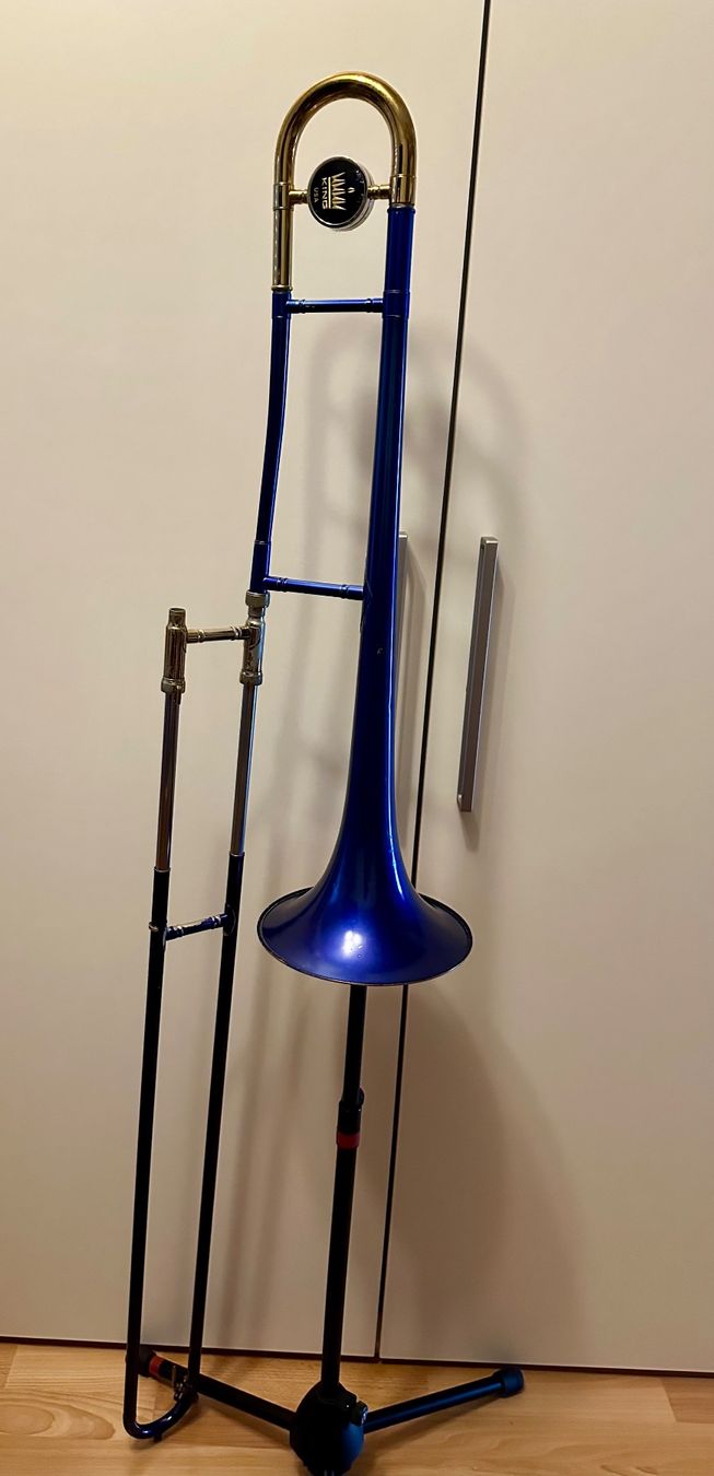 Strumenti musicali: King 606 Posaune in Blau – Usato da Oftringen venduto da ib.85