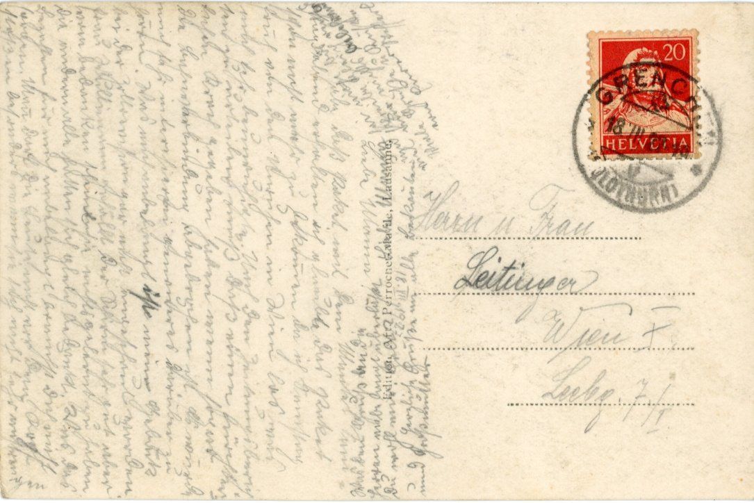 Cartoline postali: Grenchen   SO  und Weissenstein      um 1927 – Usato da Brig venduto da Valcards54 1
