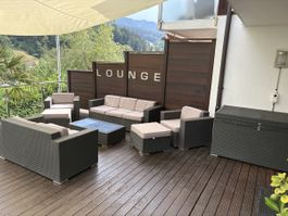 Hochwertige Lounge inklusive Pillow-Box von VIP-LOUNGE