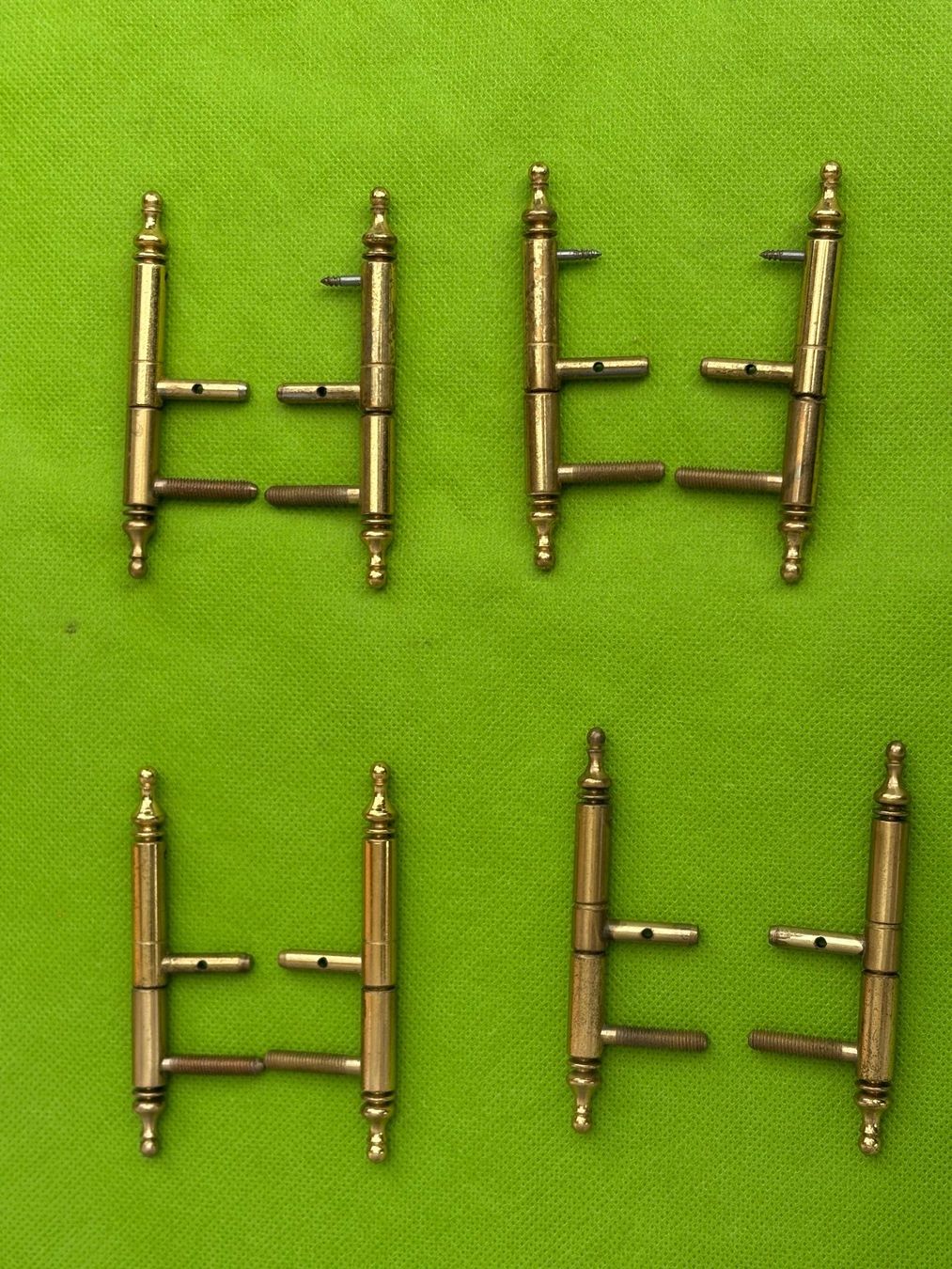 Eisenwaren: alte Möbelscharniere Messing 8 Stück – Gebraucht aus Wil SG von rolandsflohland 4