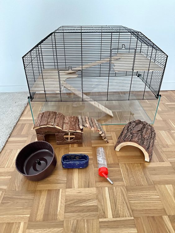 Ferplast Hamsterkäfig PIRATES - Nagerkäfig 46x29,5x23cm