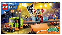 LEGO City 60294 – Stuntshow-Truck mit Motorrad-Stuntshow OVP