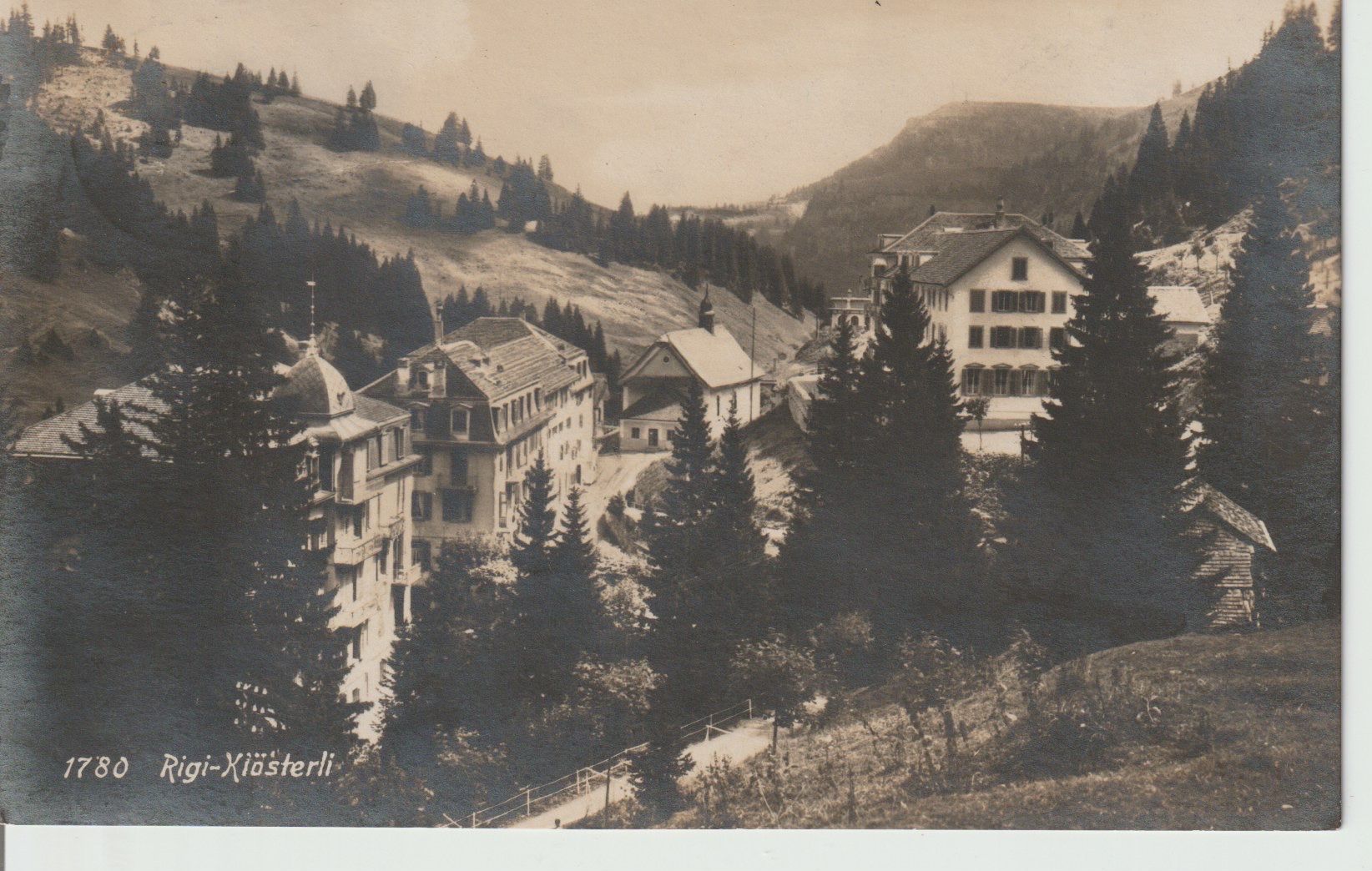Cartoline postali: SZ 506 Rigi-Klösterli, 1924 – Usato da Freienbach venduto da Bhaltis
