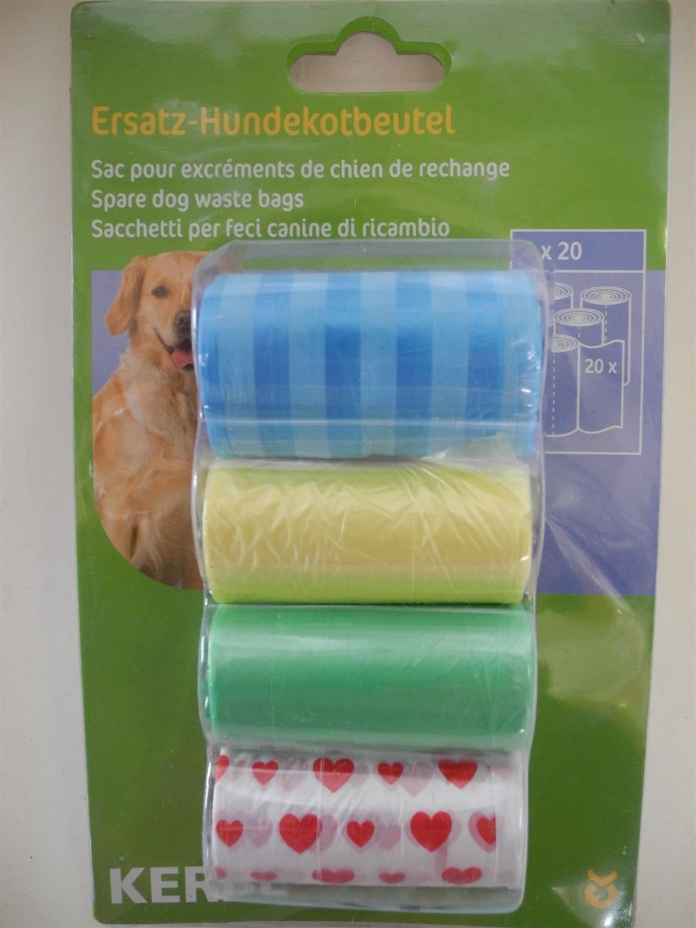 Cestini per rifiuti: 4 Pack Hundekotbeutel, Nr. 7k – Nuovo e nell'imballaggio originale da Kottwil venduto da Crazyrolf 1