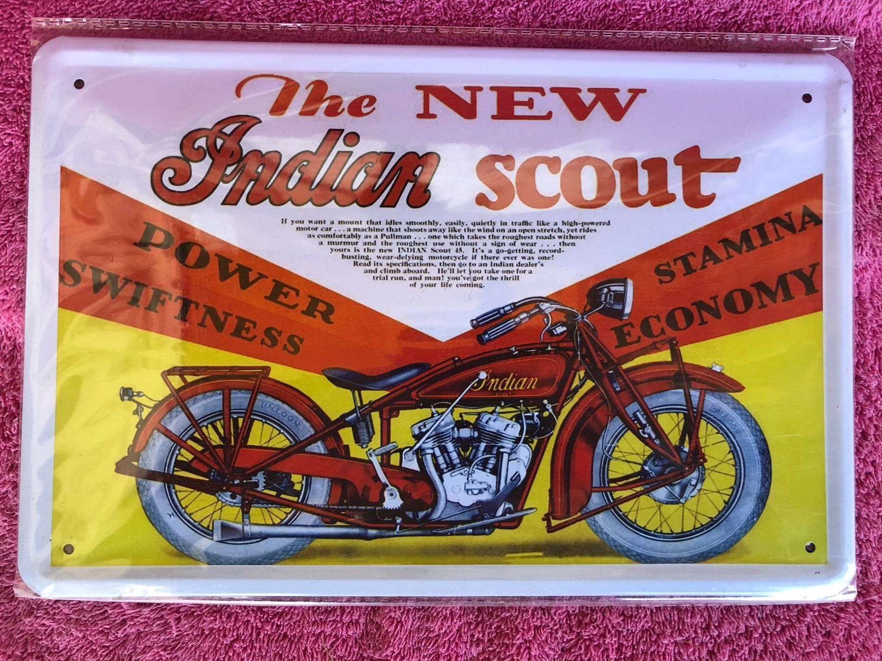 Ecriteaux: Indian motorcycle scout classic zweirad – Neuf (Voir description) à Reinach AG par rares75