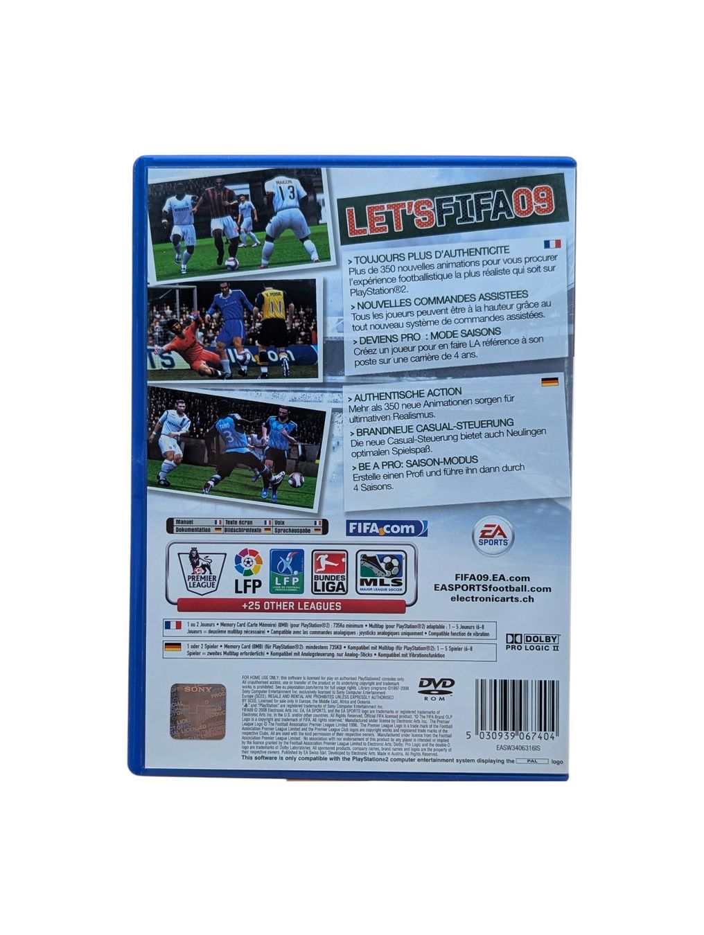 Sony Giochi: FIFA 09 PlayStation 2 (PS2) – Usato da Domat/Ems venduto da IsseldorsShop 1