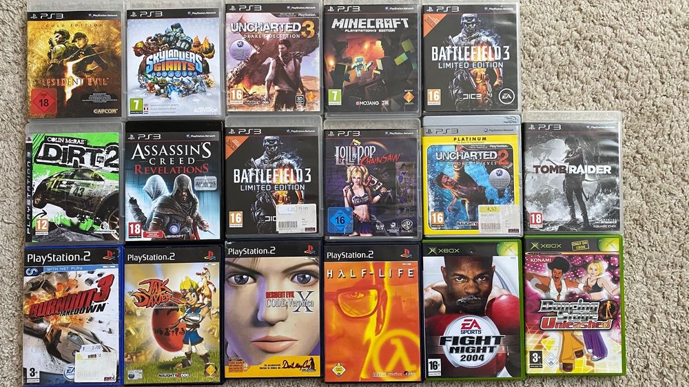 Spiele für PS3 + PS2 + Xbox Kaufen auf Ricardo