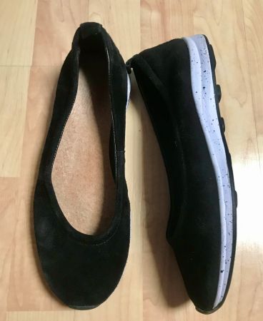 GNL Footwear Ballerinas / Halbschuhe, schwarz, 37, Wildleder