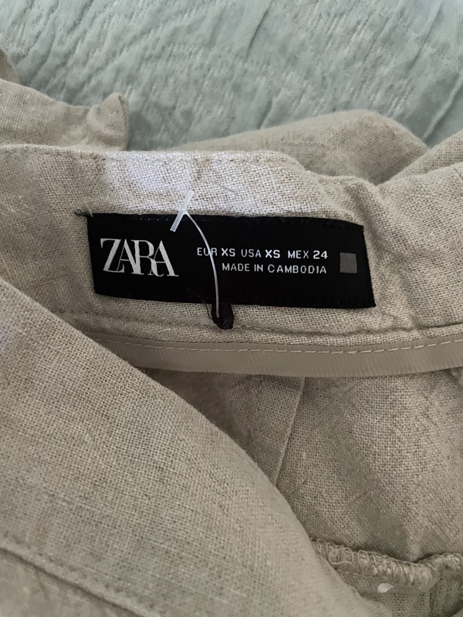 Zara Pantaloni: Zara Linen Pants beige Size XS – Nuovo (secondo la descrizione) da Thalwil venduto da Marina2603 4