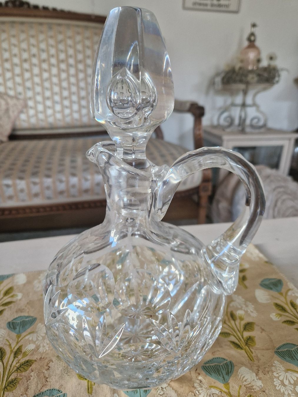 Caraffe: Bleikristall-Karaffe, schwer, in super Zustand – Usato da Degersheim venduto da eli031