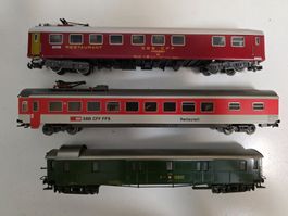 Märklin 3 voitures CFF dès 1.-fr