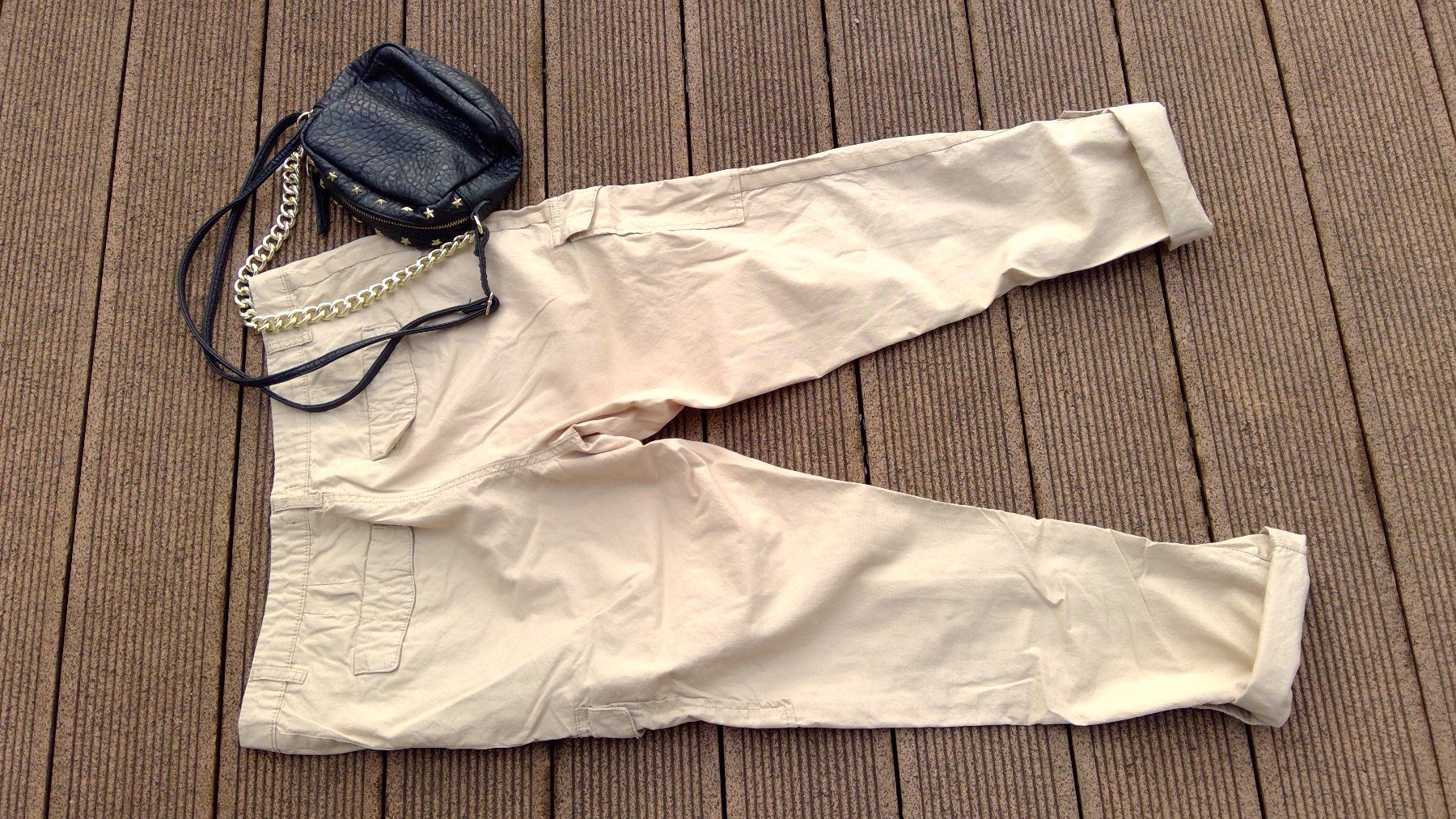 Pantaloni: Pantalon beige cargo CHICOREE, taille L/42(97,5cm) – Nuovo (secondo la descrizione) da Agiez venduto da chouchanelle 3