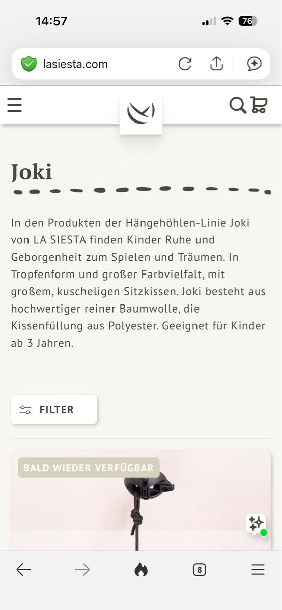 Gartenhängesitze: Joki Hängesessel – Gebraucht aus Schaffhausen von CarlaC02 1