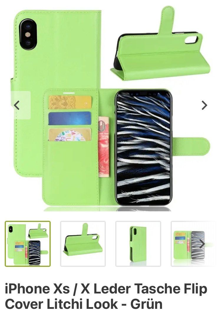 Coques & Protection écran: iphone Xs / X Ledertasche Flip Cover – Neuf (Voir description) à Cham par I7I7 3