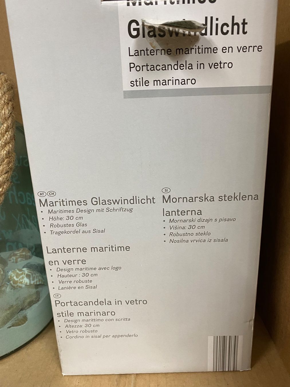 Toutes les décorations: Maritimes Glaswindlicht – D'occasion à Eschlikon TG par ArtRec 7