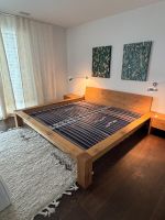 💥Schönes grosses Doppel-Bett aus Eiche 2.37x2.25m