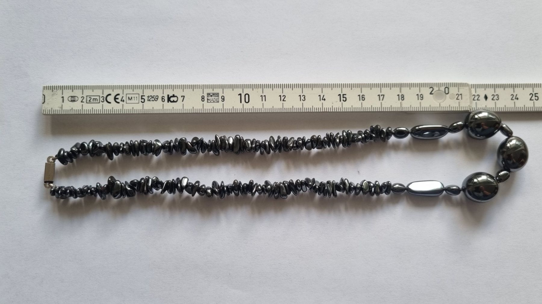Catenine: NEU: Hämatitkette ca. 48cm – Nuovo (secondo la descrizione) da Belp venduto da MaSu39 1