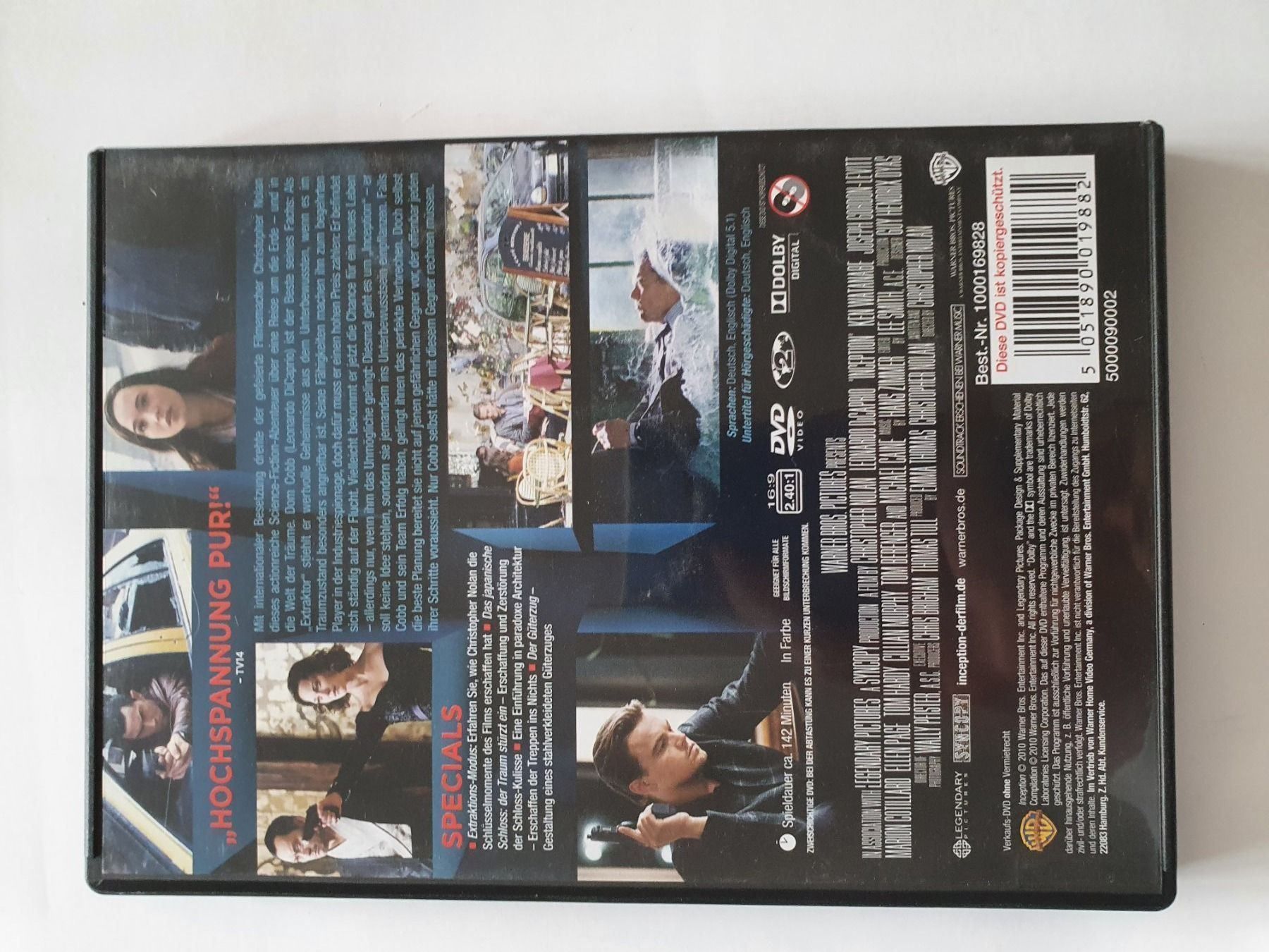 Alle DVDs: Inception DVD – Gebraucht aus Oberdorf BL von BaldenEagle 1