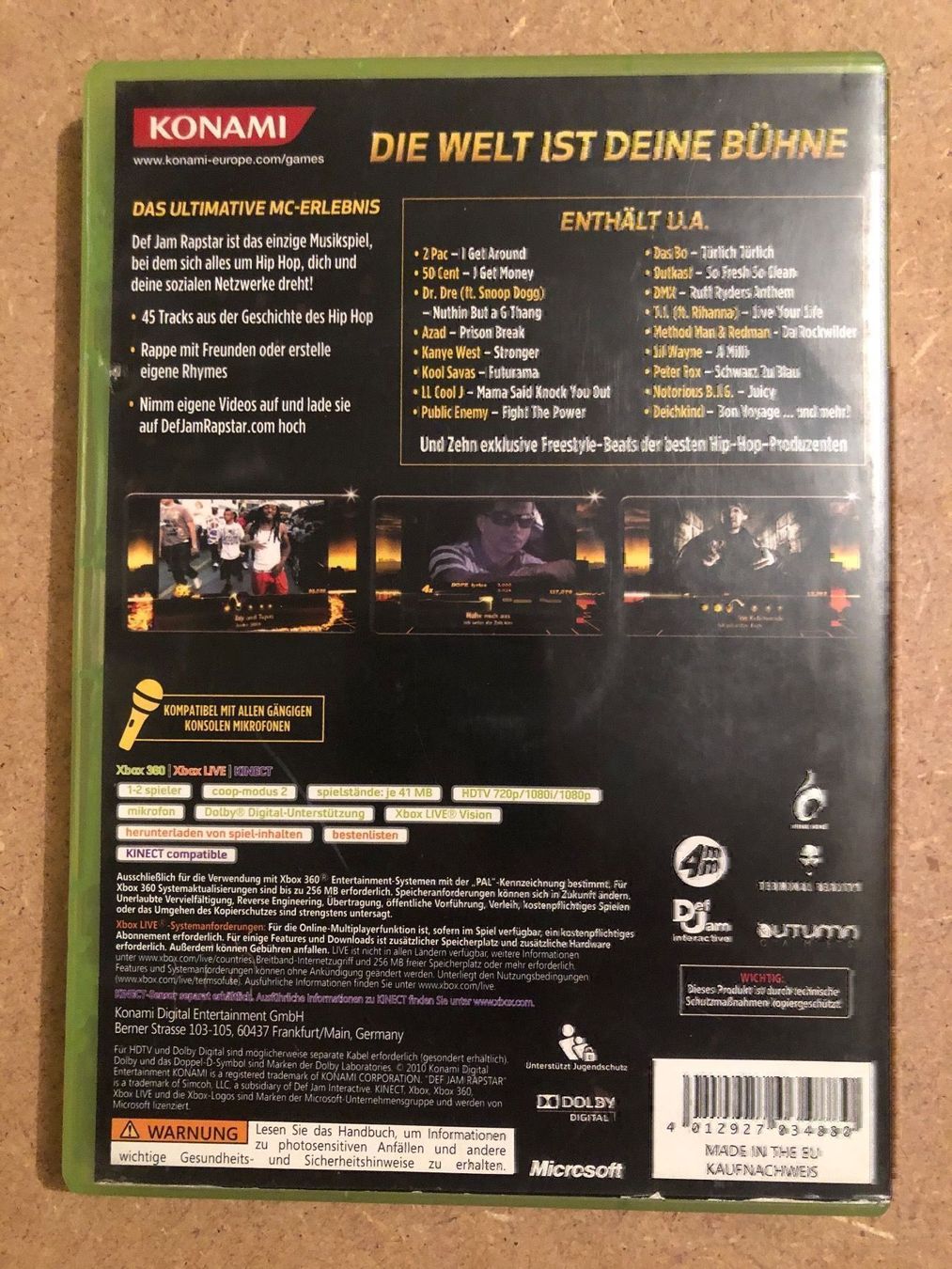 Spiele: Def Jam Rapstar für Xbox 360 – Gebraucht aus Kestenholz von Mad18 1