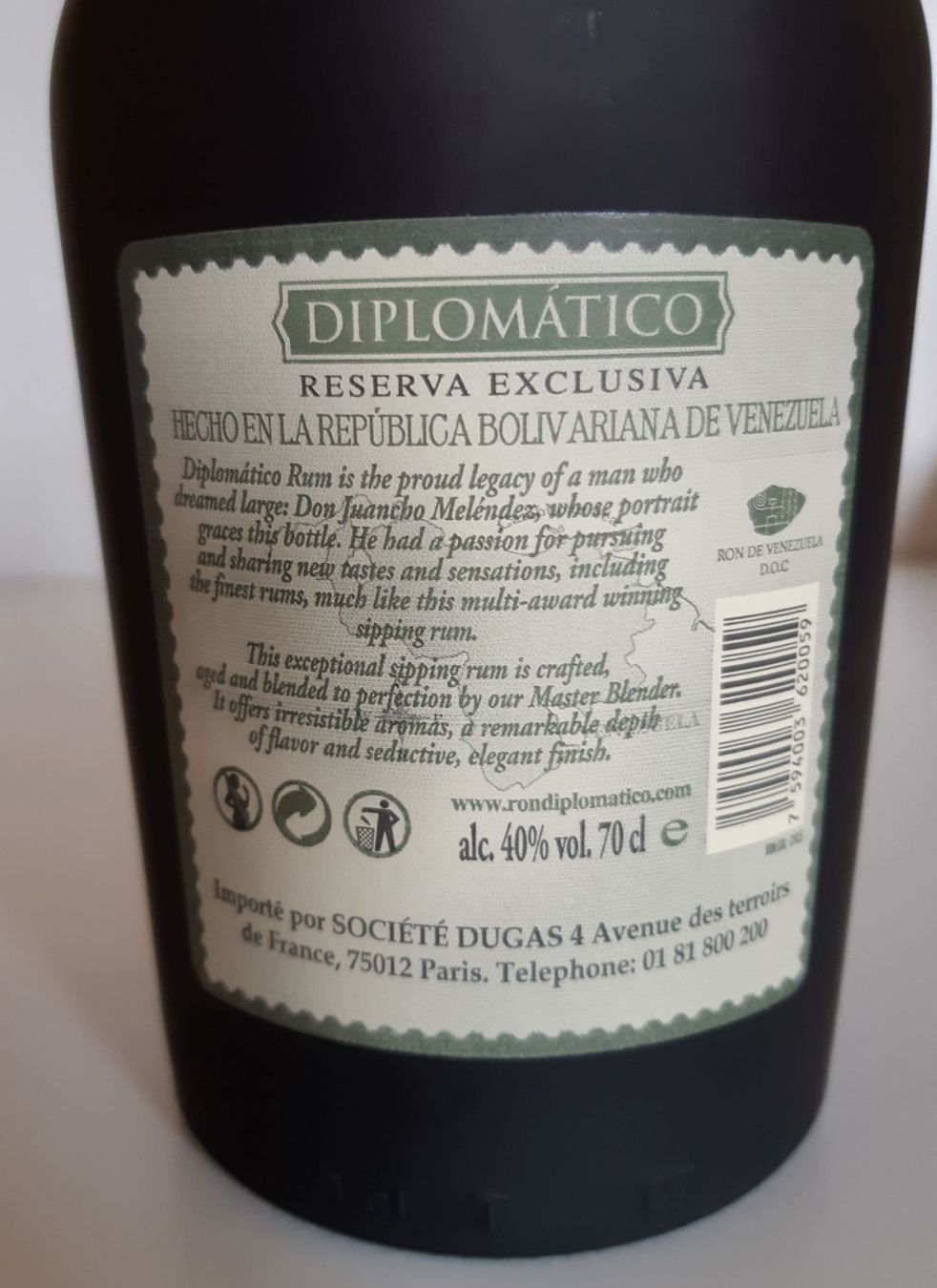 Diplomatico Bevande alcoliche: Diplomatico Reserva Exclusiva – Nuovo e nell'imballaggio originale da Le Locle venduto da drinkshop 1