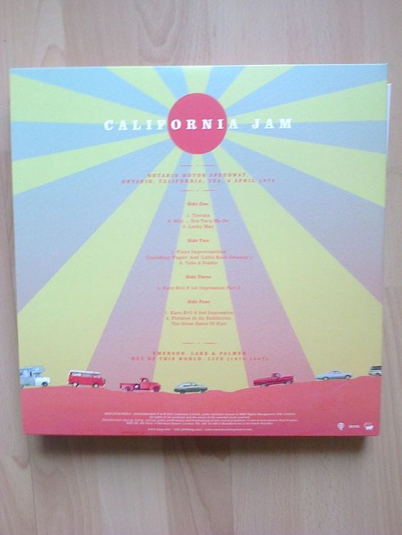 Emerson, Lake & Palmer California Jam 1974 2 Lp Kaufen auf Ricardo
