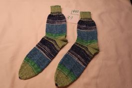 Handgestrickte Wollsocken Gr. 39 (447-)