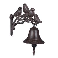 TÜRGLOCKE AUS GUSSEISEN VÖGEL