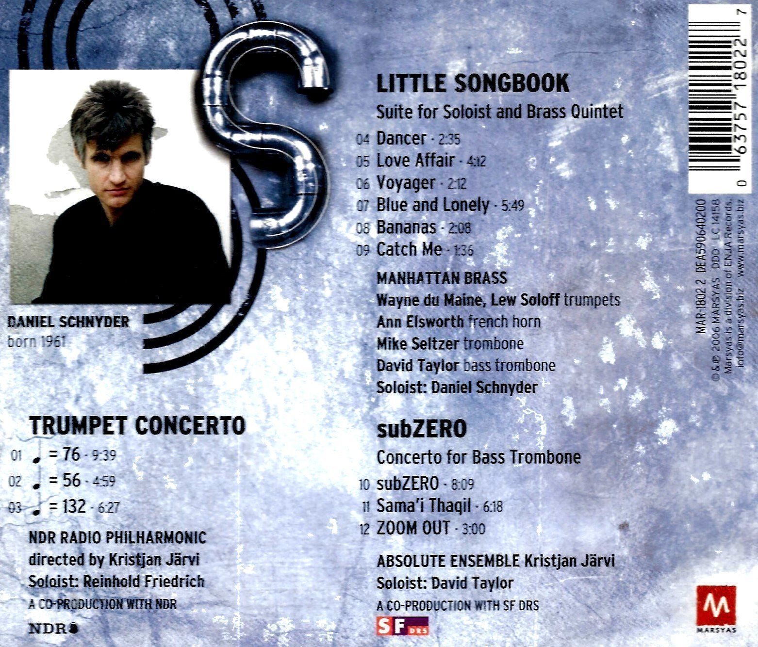 CD: Daniel Schnyder BRASS Absolute Ensemble  Jazz CD signiert !! – Usato da Kandergrund venduto da Sososo 1