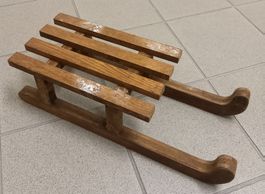 *DEKO - SCHLITTEN* MIT GEBR.SPUREN/38.5 X 15/H 11CM/INTAKT